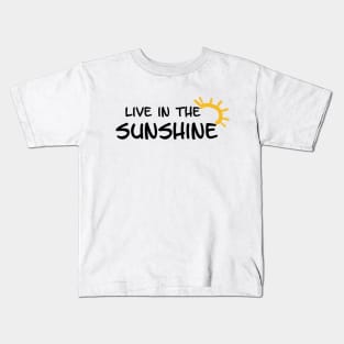 Summer, Florida, Florida State, Summer Positivity, Live in the Sunshine, Sun Kids T-Shirt